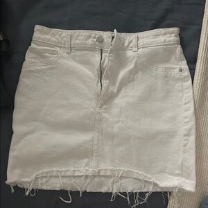DL1961 Tan and White Casual Mini Pencil Skirt